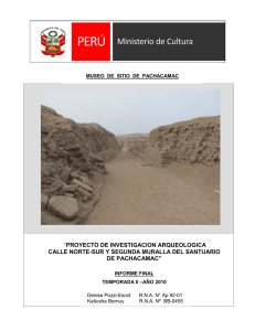 Informe Final PIA - Santuario Arqueológico de Pachacamac