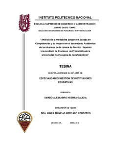 tesina - Tesis Institucionales - Instituto Politécnico Nacional