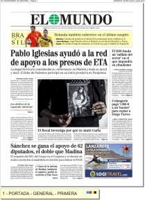 Pablo Iglesias ayudó a la red de apoyo a los presos de ETA