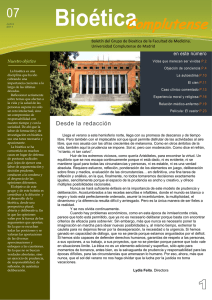 Bioética - Universidad Complutense de Madrid