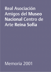 Memoria 2001 - Amigos del Museo Nacional Centro de Arte Reina