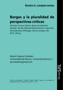 Borges y la pluralidad de perspectivas críticas