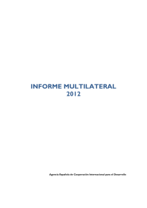 informe multilateral 2012