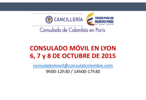 Consulado Móvil en la ciudad de Lyon