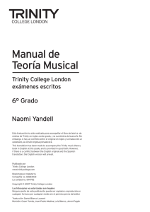 Trinity Guildhall - Theory of Music - Grado 6 - vr