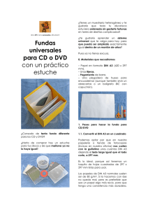 Fundas universales para CD o DVD