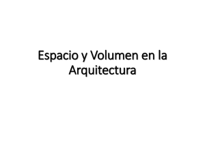 Espacio y Volumen en la Arquitectura