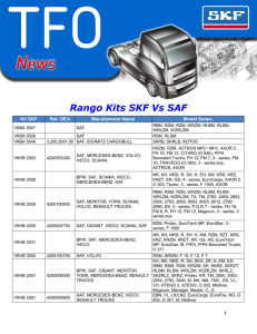 Rango Kits SKF Vs SAF