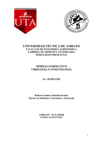 virología e Inmunología - Universidad Técnica de Ambato