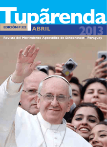tedición # 322 - Movimiento Apostólico de Schoenstatt – Paraguay