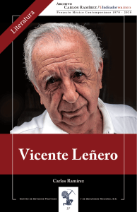 Vicente Leñero - Indicadorpolitico.mx