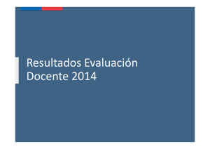 Resultados Evaluación Docente 2014