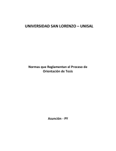 universidad san lorenzo – unisal