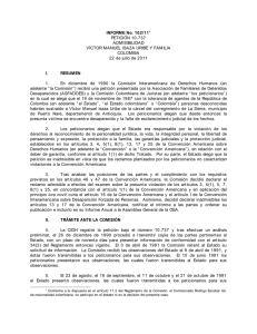 Informe No. 102/11 - Procuraduría General de la Nación