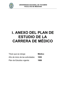 Anexo I - Plan de Es.. - Facultad de Medicina