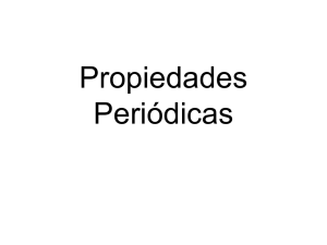 Propiedades Periodicas - Colegio Monte de Asís
