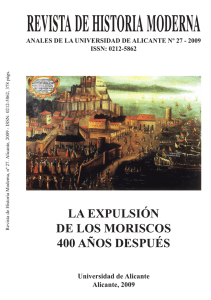 0212-5862 LA EXPULSIÓN DE LOS MORISCOS 400 AÑOS