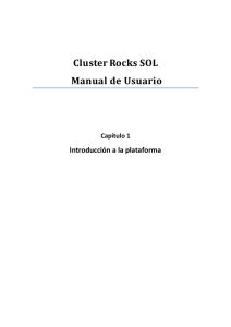 Cluster Rocks SOL Manual de Usuario
