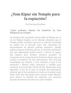 ¿Yom Kipur sin Templo para la expiación?