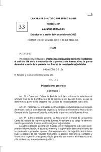 1 CAMARA DE DIPUTADOS DE BUENOS AIRES Período 140º