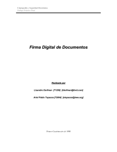 Firma Digital de Documentos - Universidad de Buenos Aires