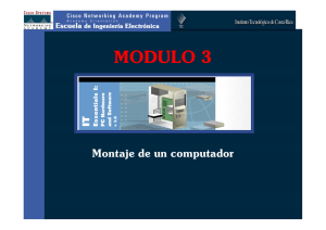 modulo 3 - Escuela de Ingeniería Electrónica