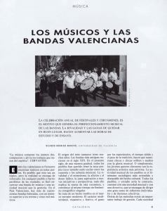 los músicos y las bandas valencianas