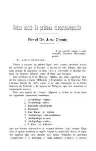 Notas sobre la primera circunnavegación