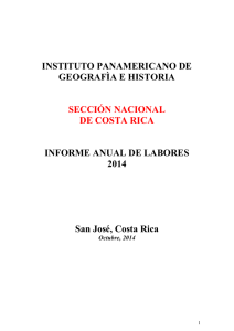 Costa Rica - Instituto Panamericano de Geografía e Historia