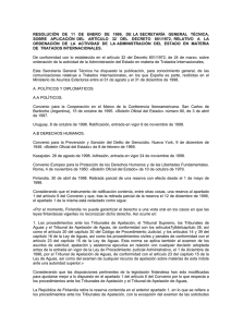resolución de 11 de enero de 1999, de la secretaría general técnica