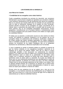 LOS EVANGELIOS AL BANQUILLO Juan Manuel de Castells 1