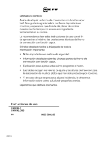 Manuales de instrucciones Descargar en español