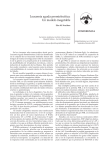 Leucemia aguda promielocítica - Sociedad Argentina de Hematología