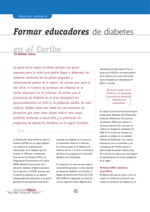 Formar educadores de diabetes en el Caribe
