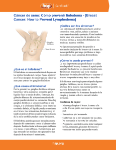Cáncer de seno: Cómo prevenir linfedema - [Breast
