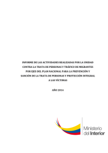Informe de Actividades Unidad 2014
