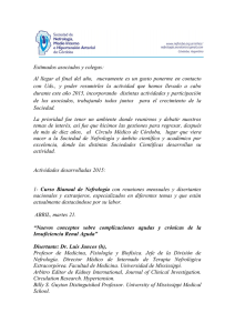 Carta del Presidente - asociación de prestadores de hemodiálisis y