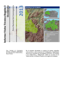 Informe Visita Región de Occidente Junio 2013