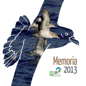 Memoria 2013 - SEO/BirdLife