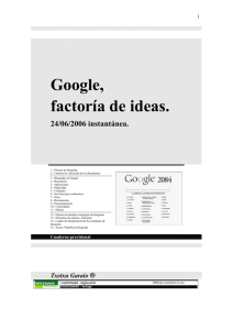 Google, factoría de ideas