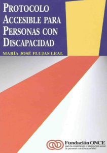 Protocolo Accesible para Personas con Discapacidad