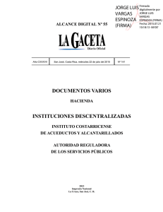 ALCANCE DIGITAL N° 55 a La Gaceta N° 141 de la fecha 22 07 2015