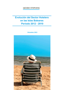 Evolución del Sector Hotelero en las Islas Baleares Período 2012