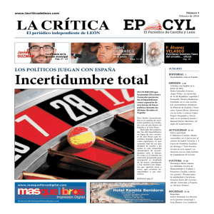 edición completa aquí - La Crítica de León El periódico independiente