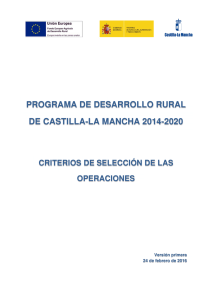 programa de desarrollo rural de castilla-la mancha 2014-2020