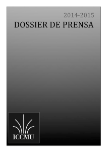 dossier`de`prensa` - Instituto Complutense de Ciencias Musicales