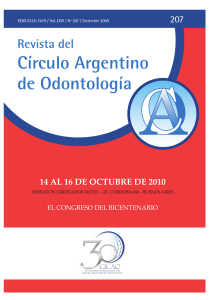 Diciembre 2009 N   207 - Círculo Argentino de Odontología