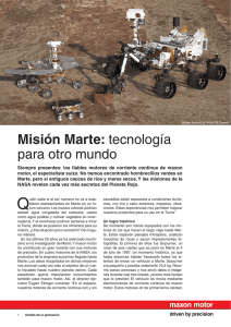 Misión Marte: tecnología para otro mundo