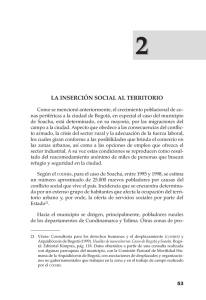la inserción social al territorio - Pontificia Universidad Javeriana