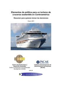 Turismo de Cruceros - Center for Responsible Travel